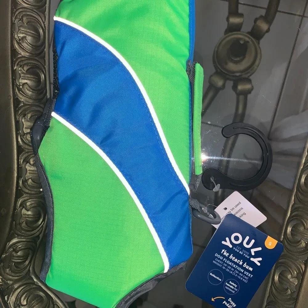 Green Blue Youly Life Vest Sz Small